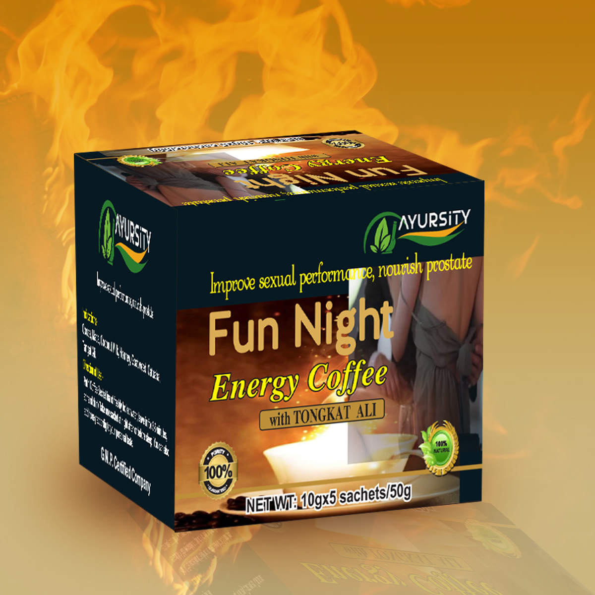 Fun Night Energy Coffee ( With Tongkat Ali ), Sexual Wellness